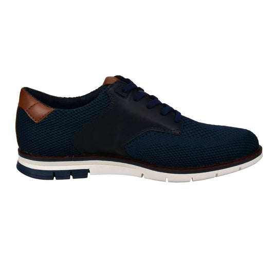 Basket Bugatti homme textile respirant — bleu foncé