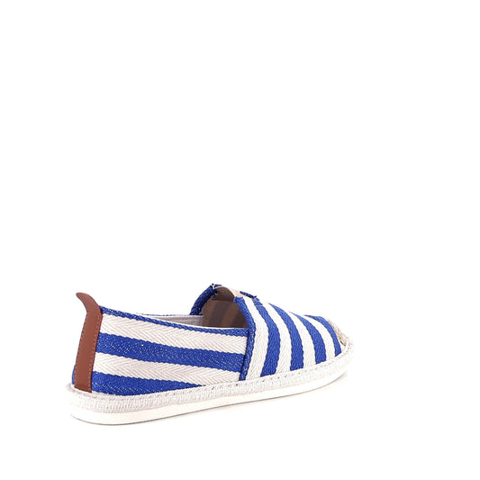 Espadrille homme modèle Eliott, toile ou suédine semelle caoutchouc