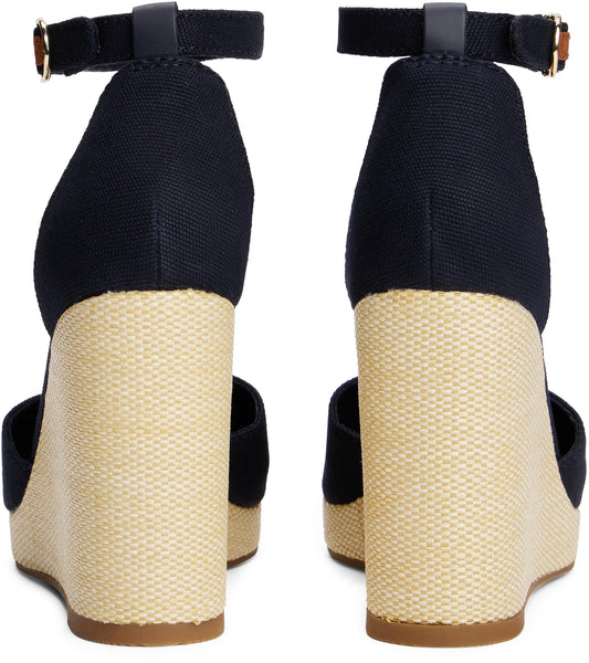 Espadrilles compensées Tommy Hilfiger bride cheville