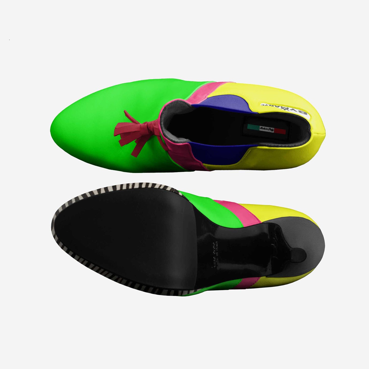 Édition limitée bottines plateforme vegan à pompons | bymanyc ® new york - MyParisMonaco