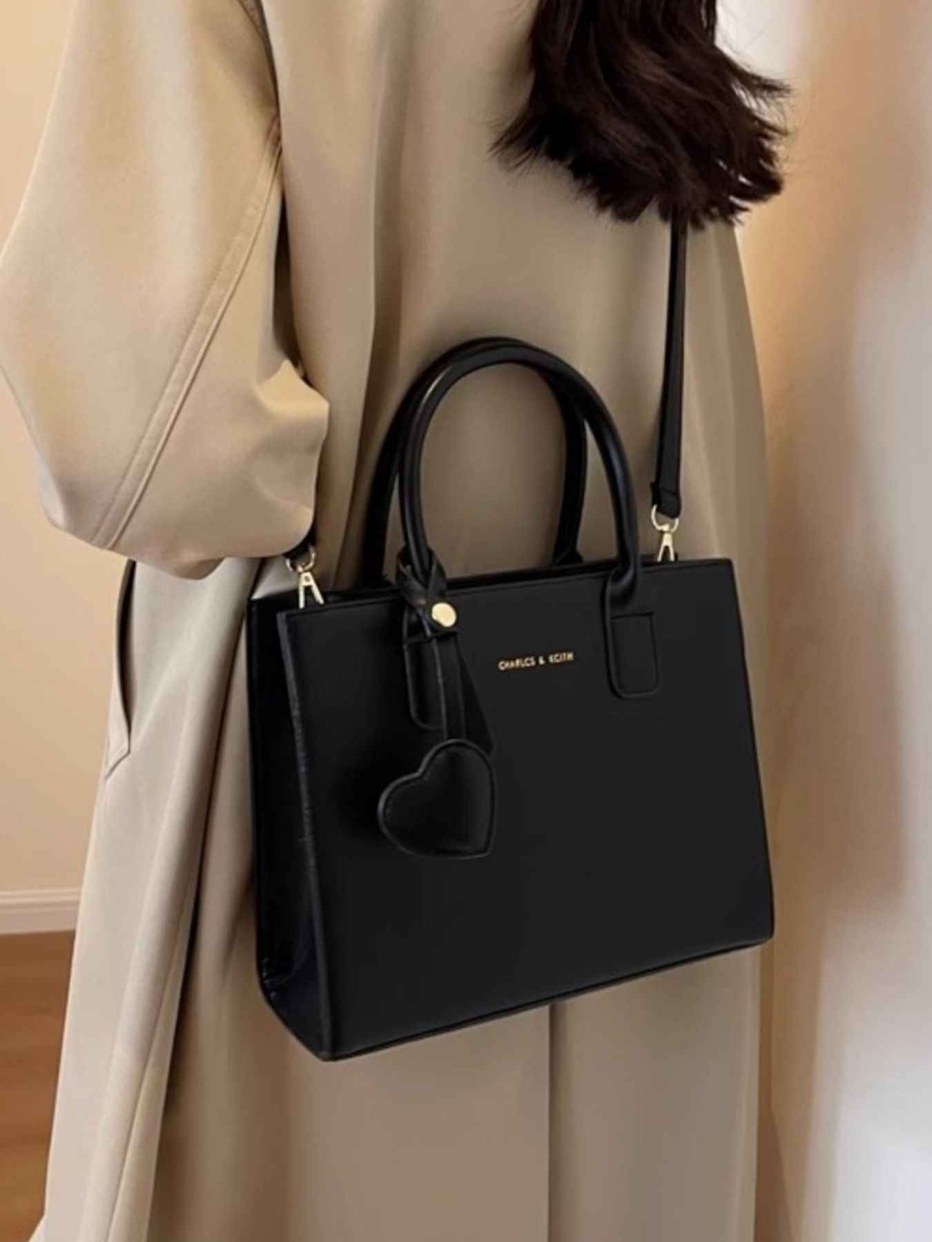 Sac bandoulière à poignée supérieure en cuir