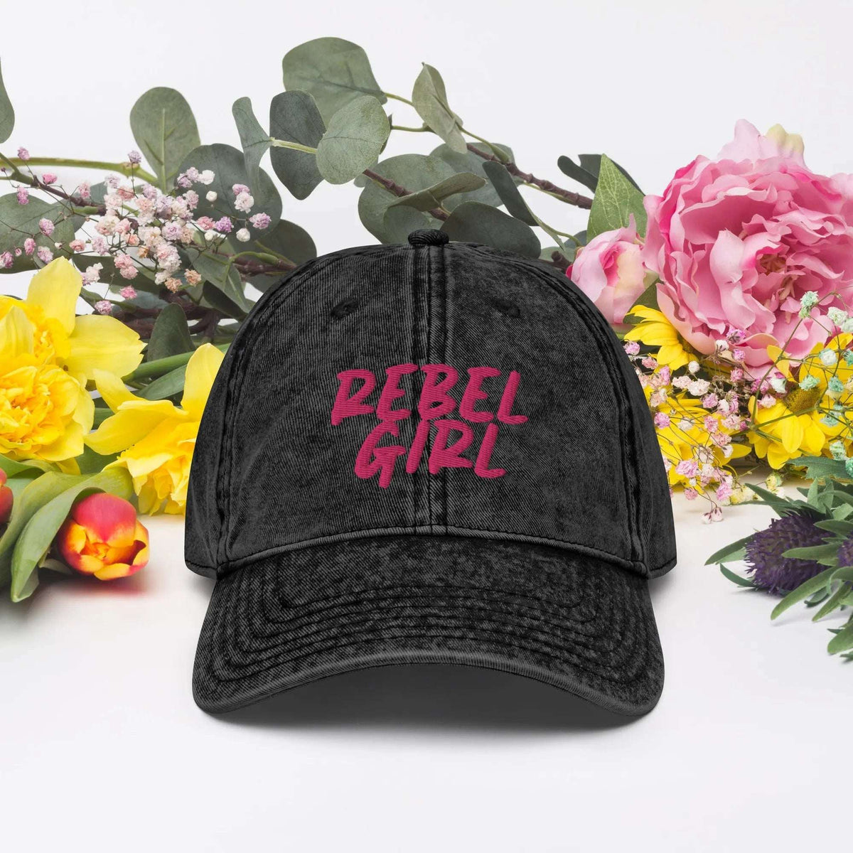 Casquette vintage en sergé de coton