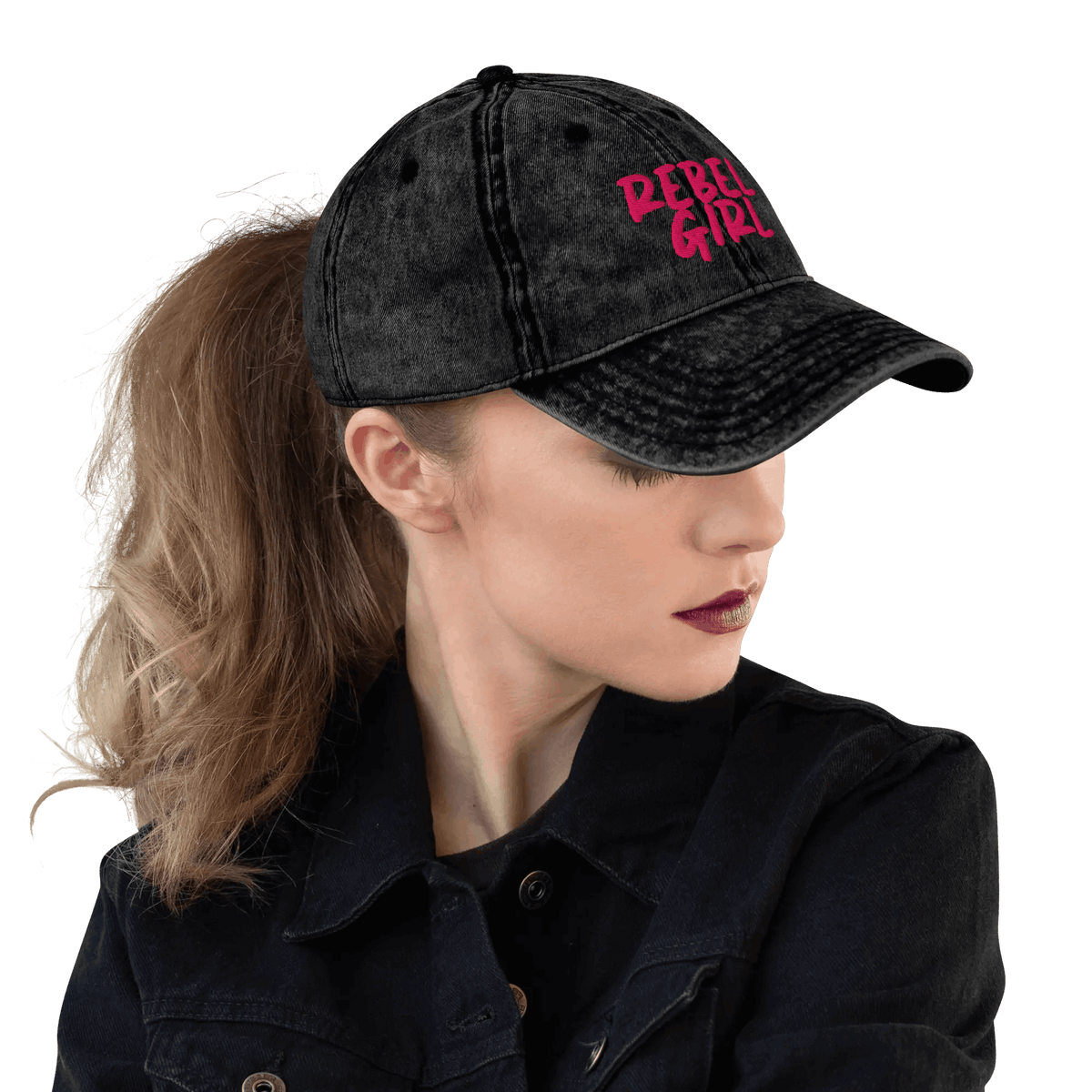 Casquette vintage en sergé de coton