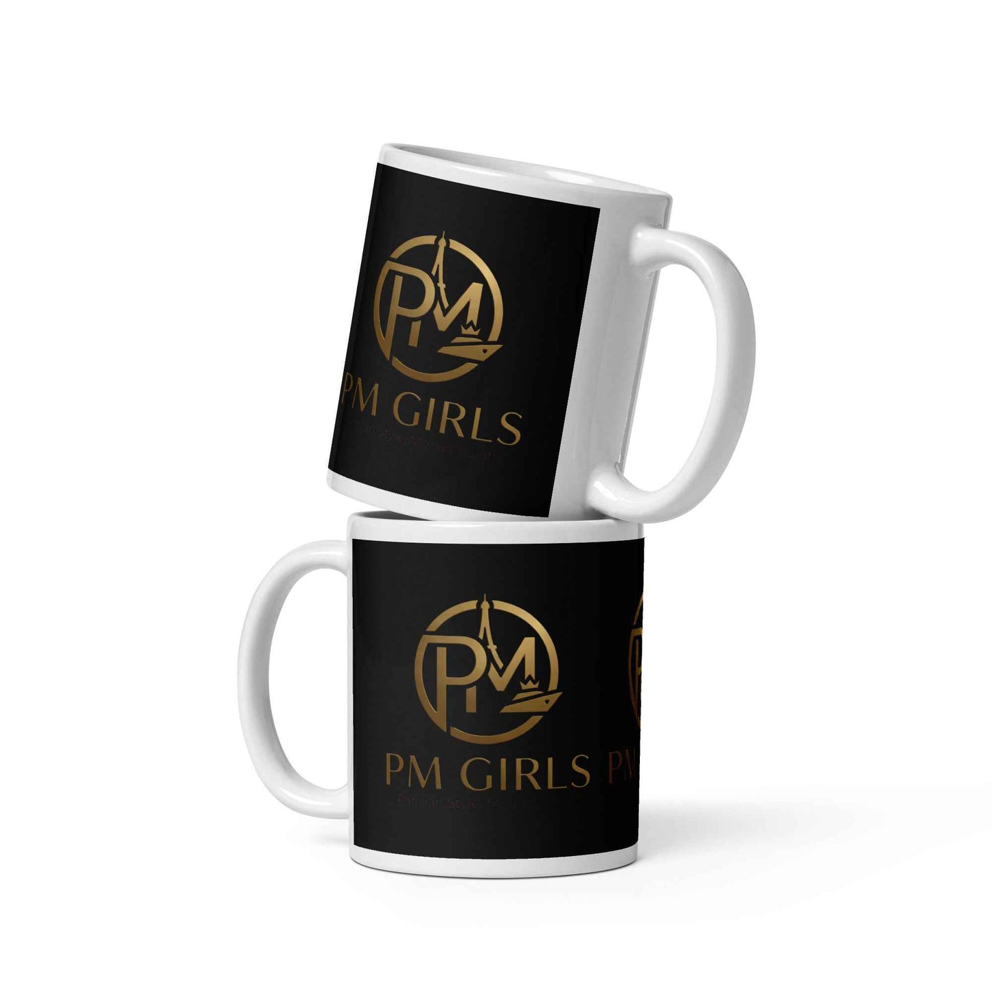 Mug blanc brillant PM Girls