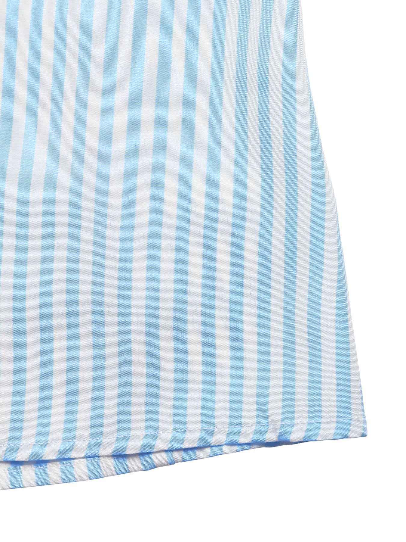 Robe maxi rayée à col licou