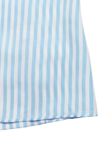 Robe maxi rayée à col licou