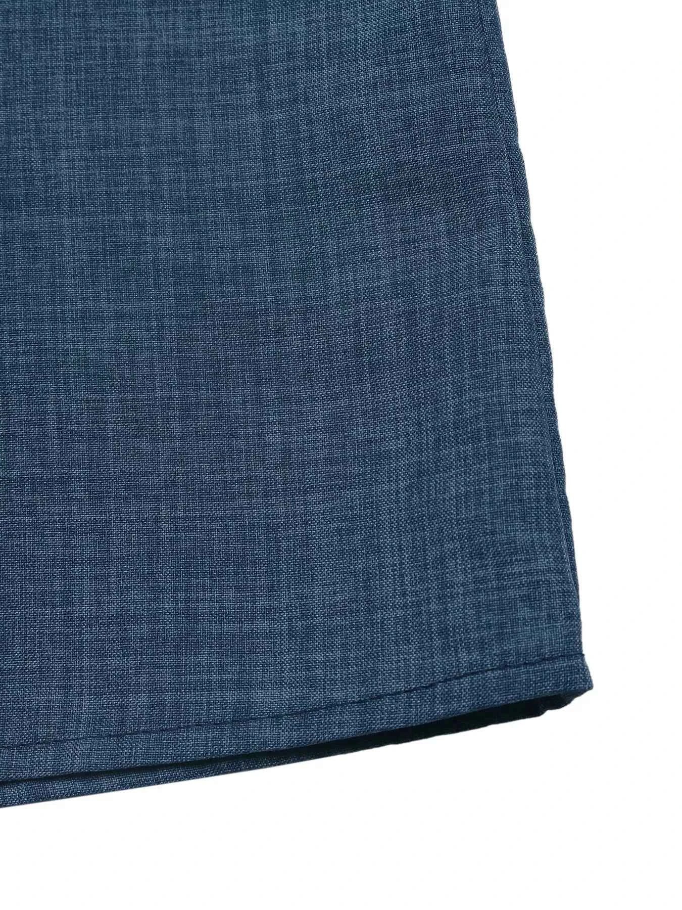 Combishort décontracté col V à taille élastique