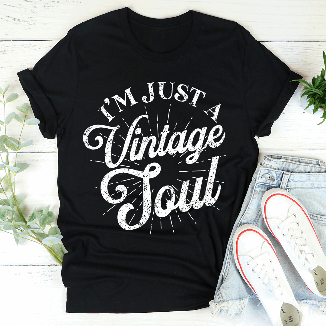 T-shirt en coton bio imprimé vintage