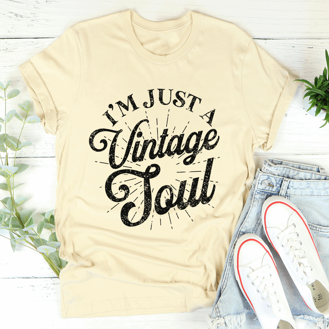 T-shirt en coton bio imprimé vintage