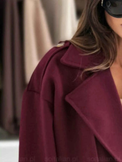 Veste courte croisée à boutons