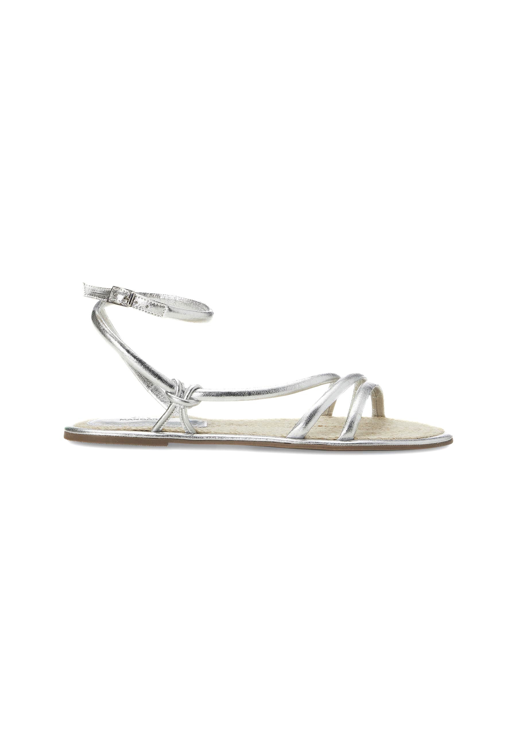 Sandales en cuir à brides noires MyParisMonaco