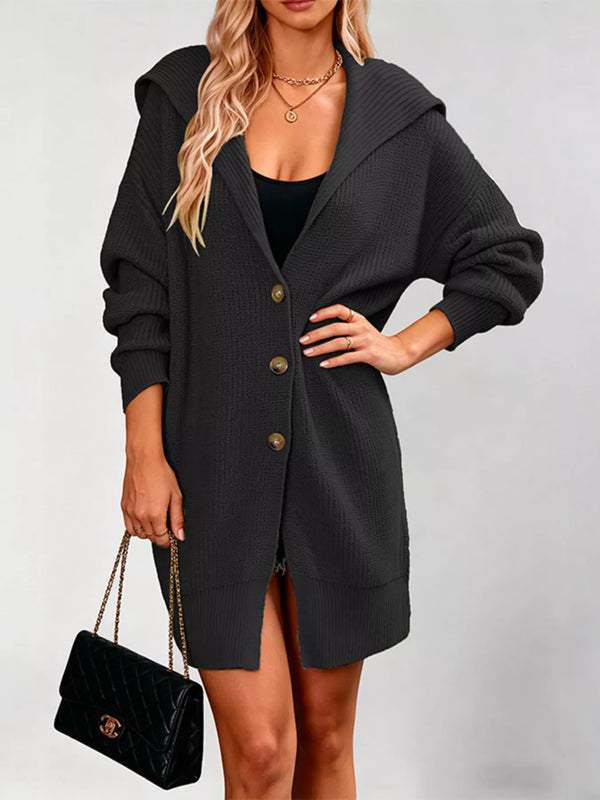 Gilet long boutonné