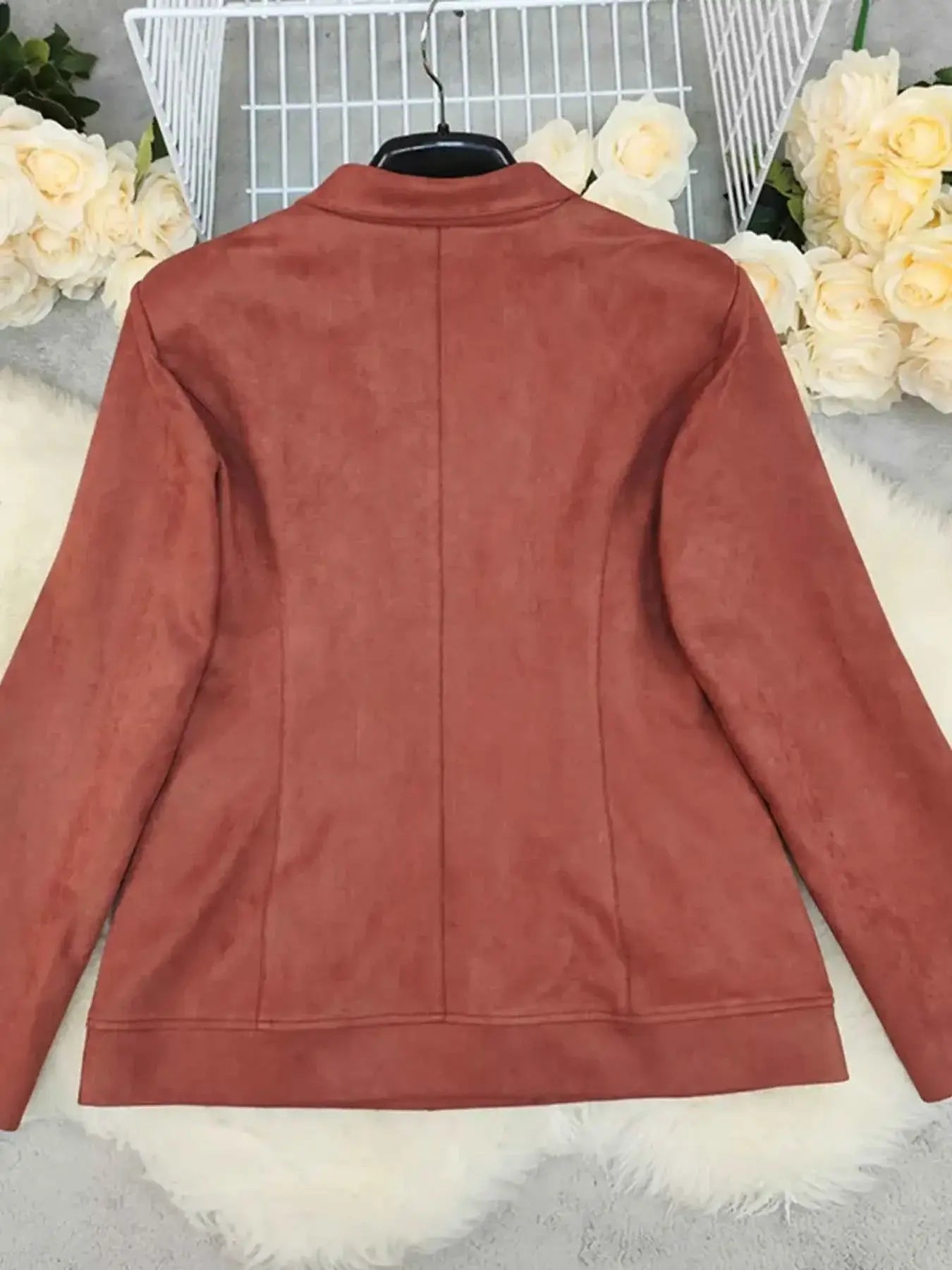 Blazer col à revers boutonné