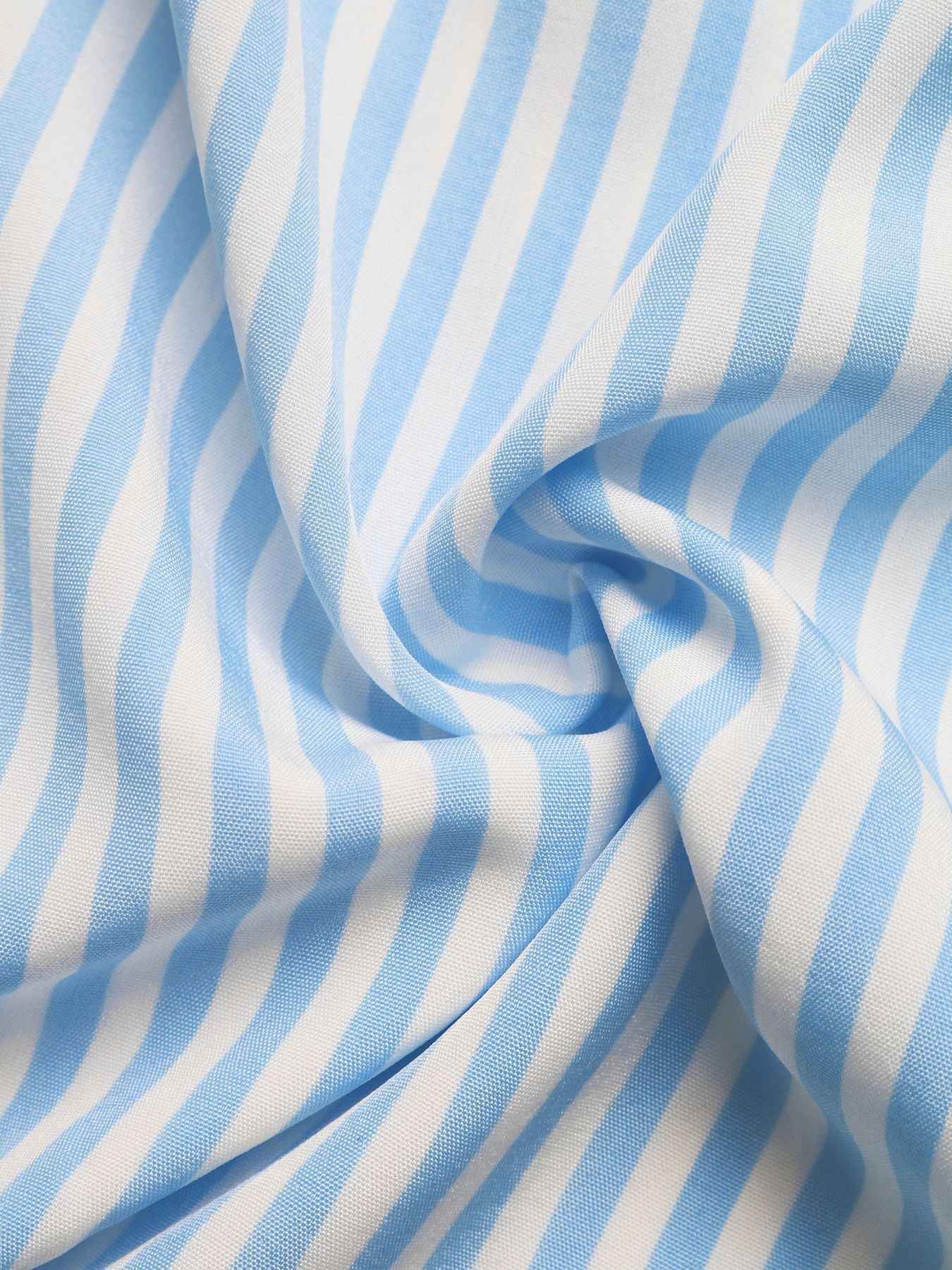Robe maxi rayée à col licou