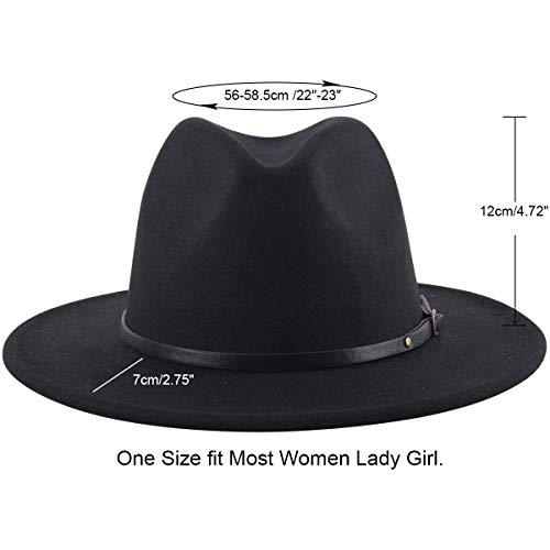 Chapeau fedora bicolore noir chic MyParisMonaco