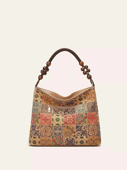 Sac hobo à motif géométrique bohème