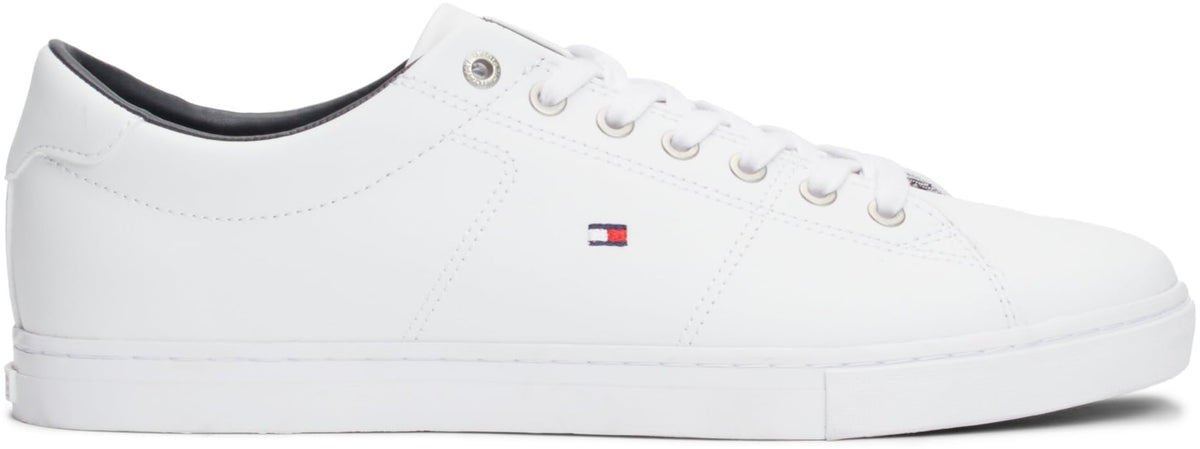 Basket Tommy Hilfiger Essential Leather homme blanc