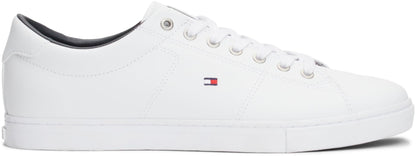 Basket Tommy Hilfiger Essential Leather homme blanc