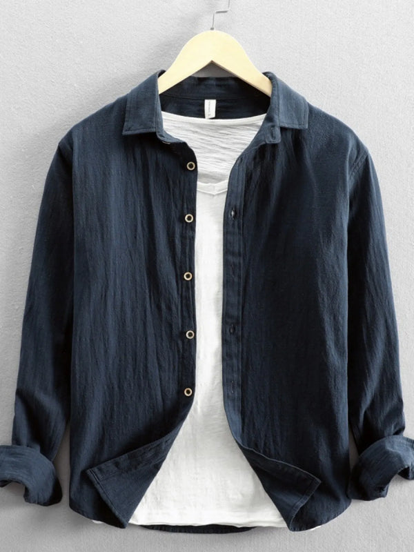 Chemise manches longues boutonnée