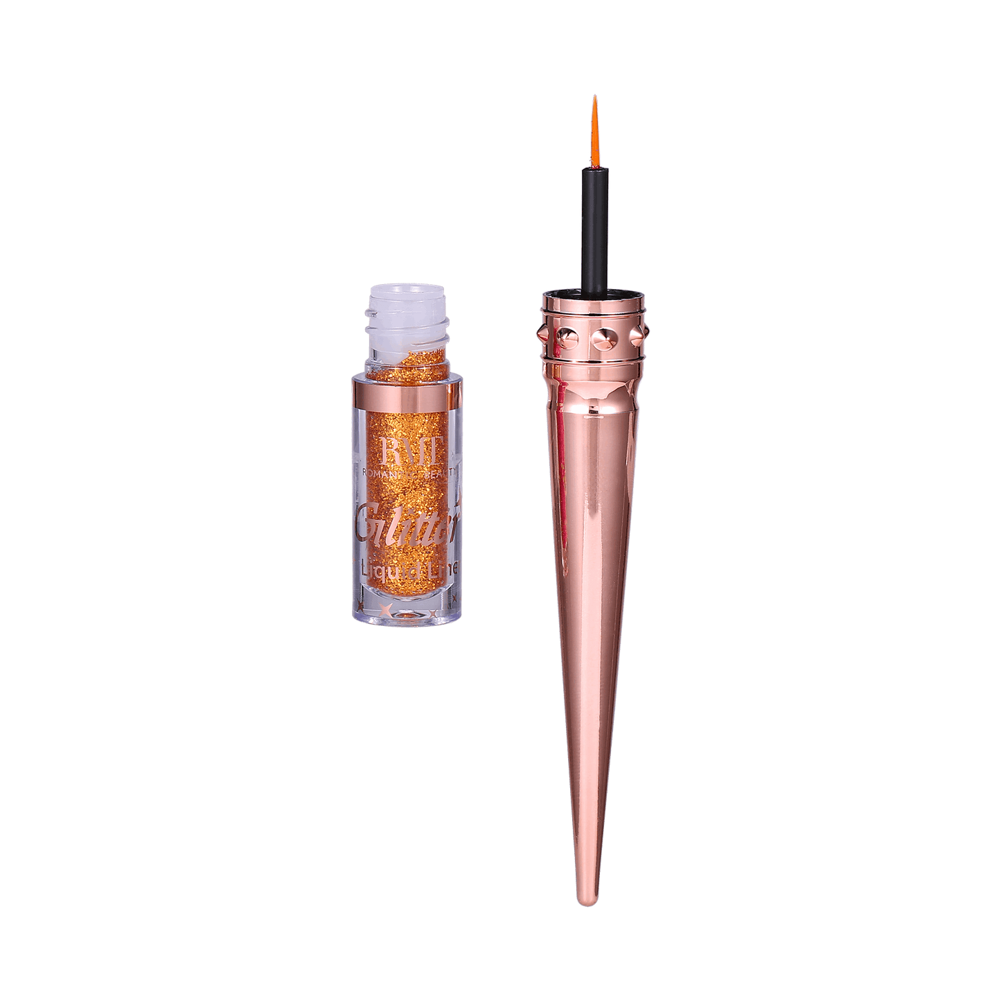 Eyeliner liquide pailletté tons dorés
