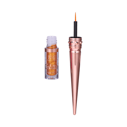 Eyeliner liquide pailletté tons dorés