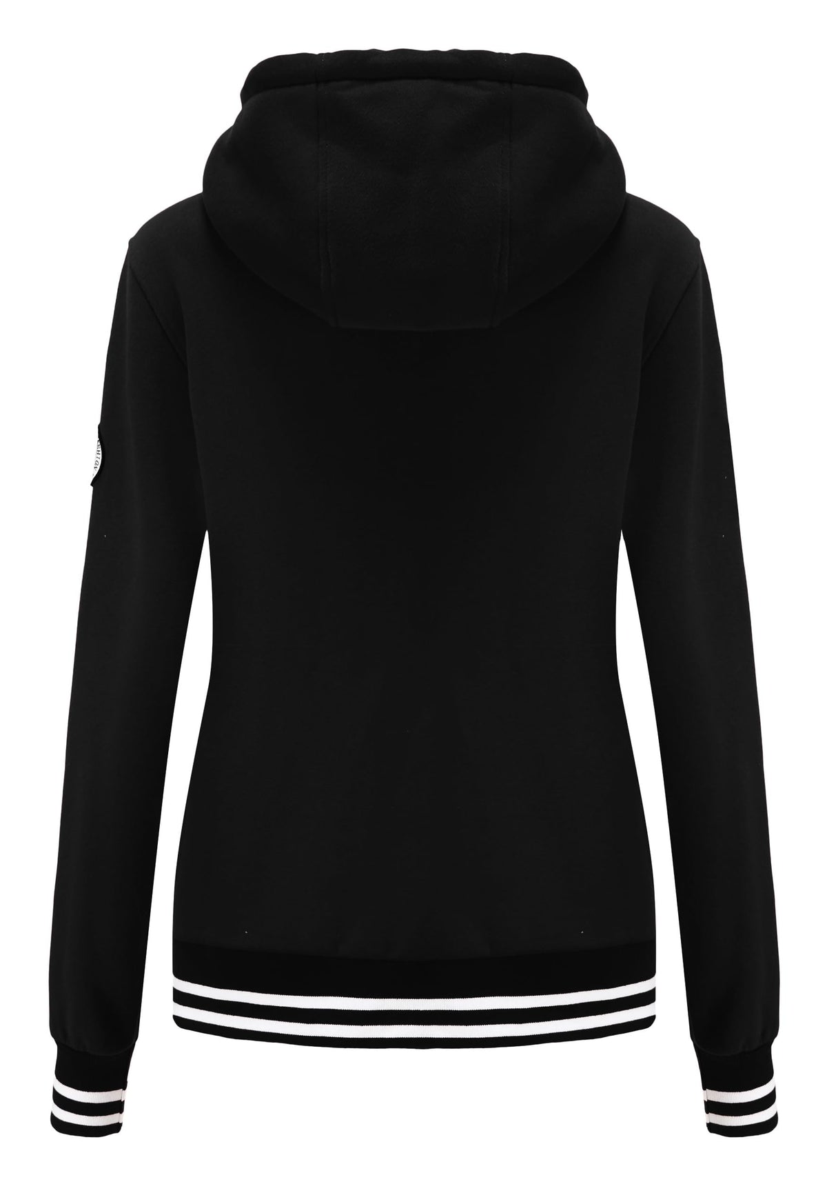 Sweat zippé à capuche TrendiMax femme, intérieur polaire col montant — 6 coloris
