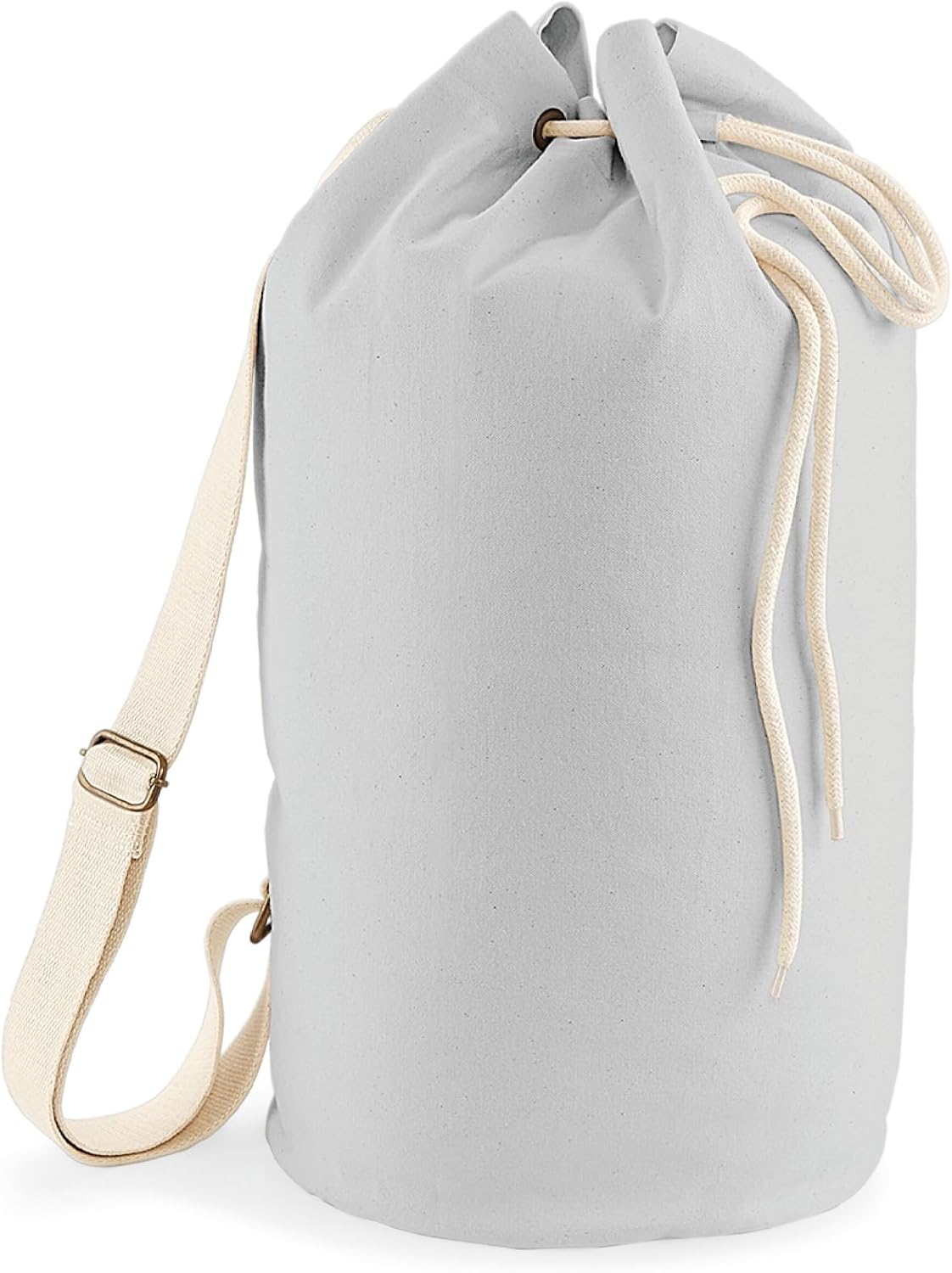 Sac à cordon en toile de coton biologique Westford Mill, 20 L — bleu marine