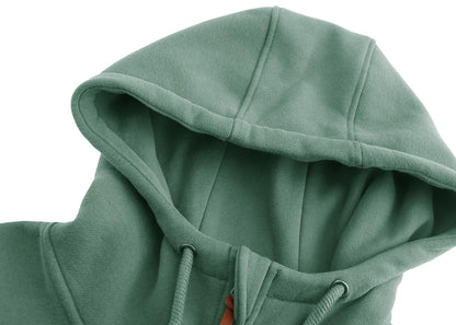 Sweat zippé à capuche TrendiMax femme, intérieur polaire col montant — 6 coloris