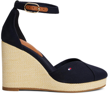 Espadrilles compensées Tommy Hilfiger bride cheville