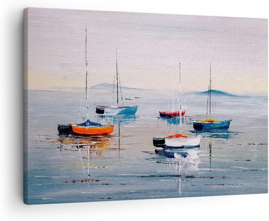 Tableau sur toile paysage marin — impression premium, prêt à accrocher