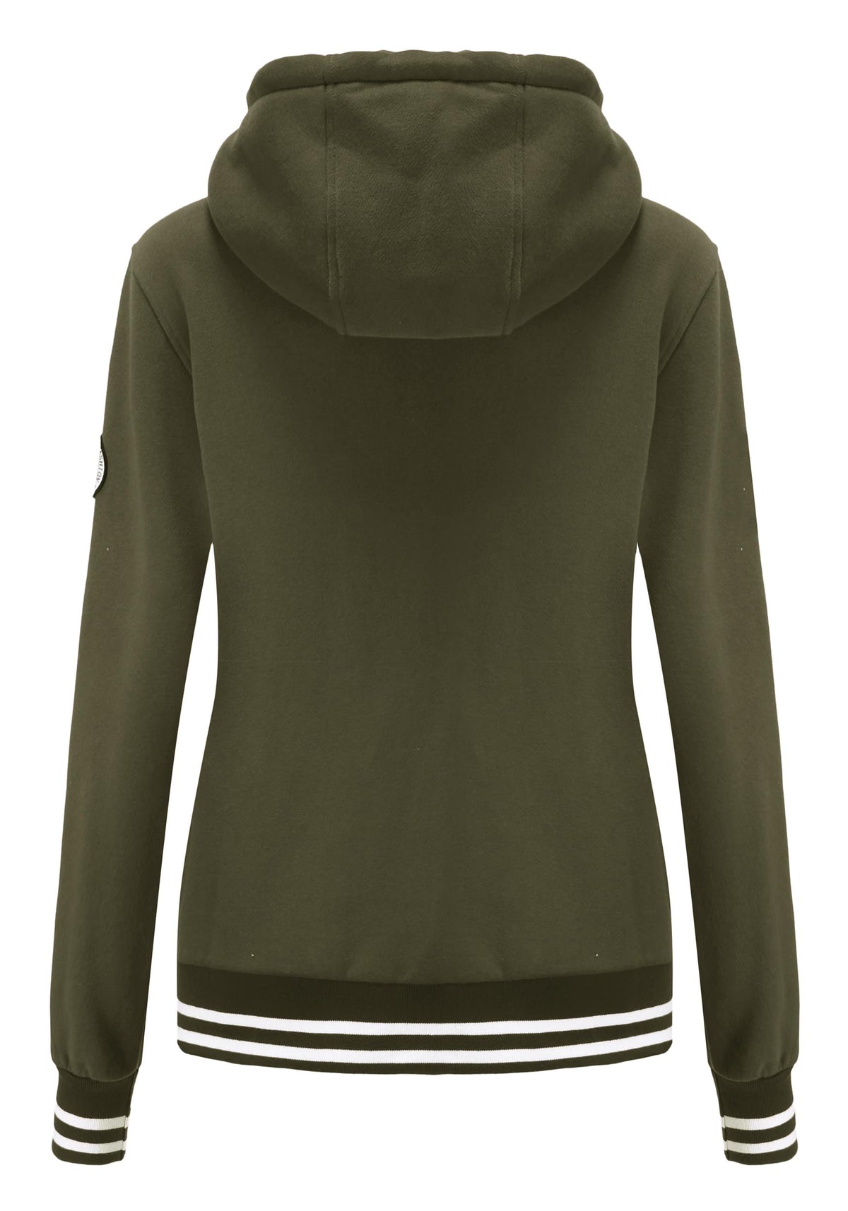 Sweat zippé à capuche TrendiMax femme, intérieur polaire col montant — 6 coloris