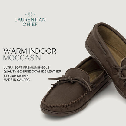 Mocassin homme cuir véritable artisanal — cork et fudge, EU 40–46