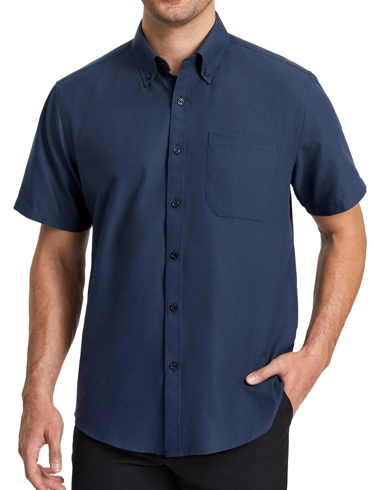 Chemise oxford à manches courtes homme