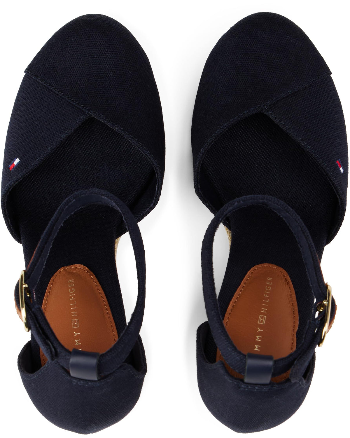 Espadrilles compensées Tommy Hilfiger bride cheville
