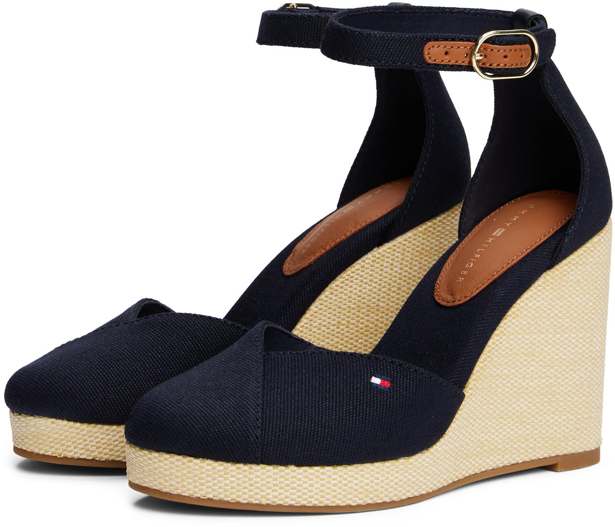 Espadrilles compensées Tommy Hilfiger bride cheville
