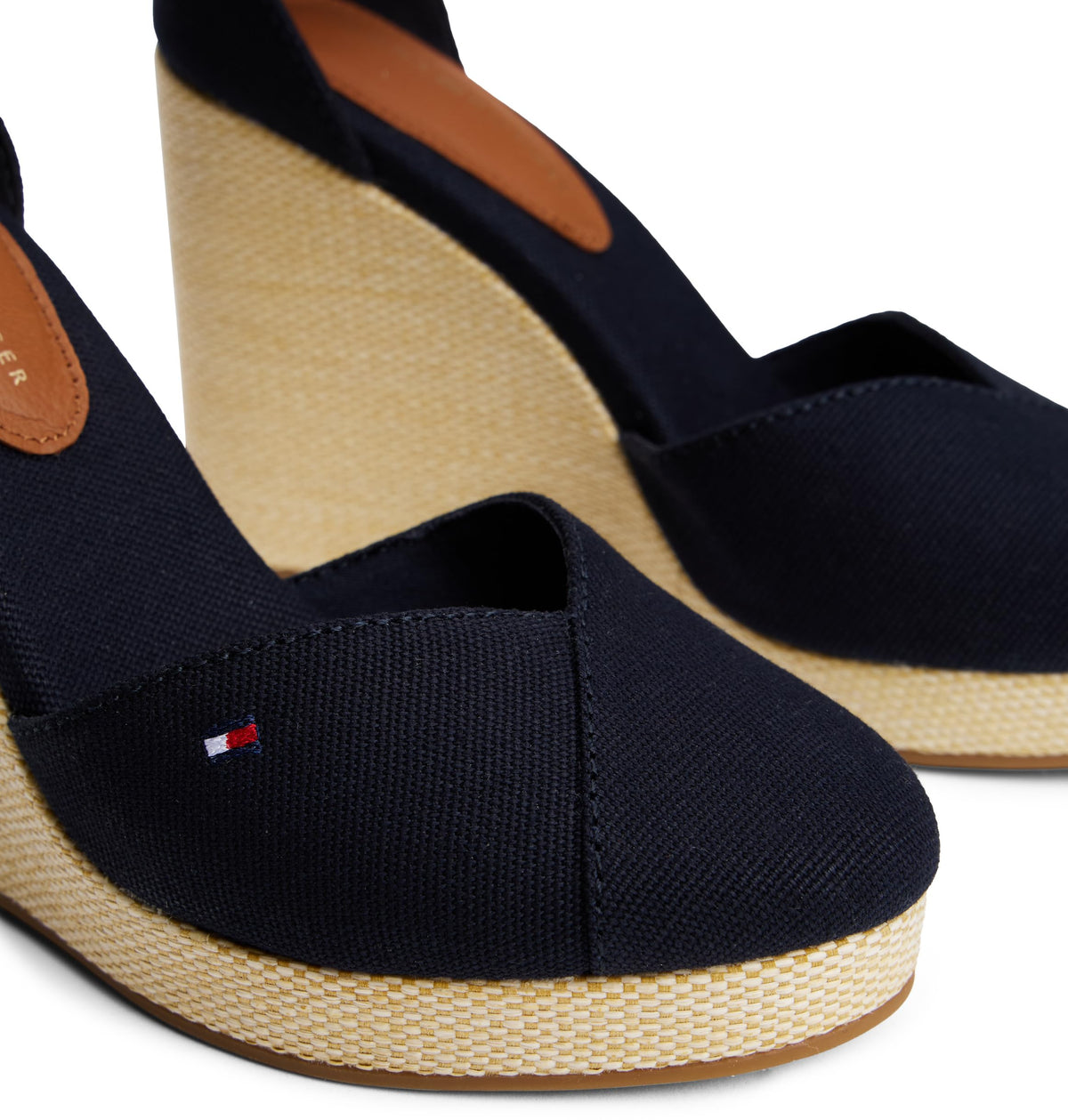 Espadrilles compensées Tommy Hilfiger bride cheville