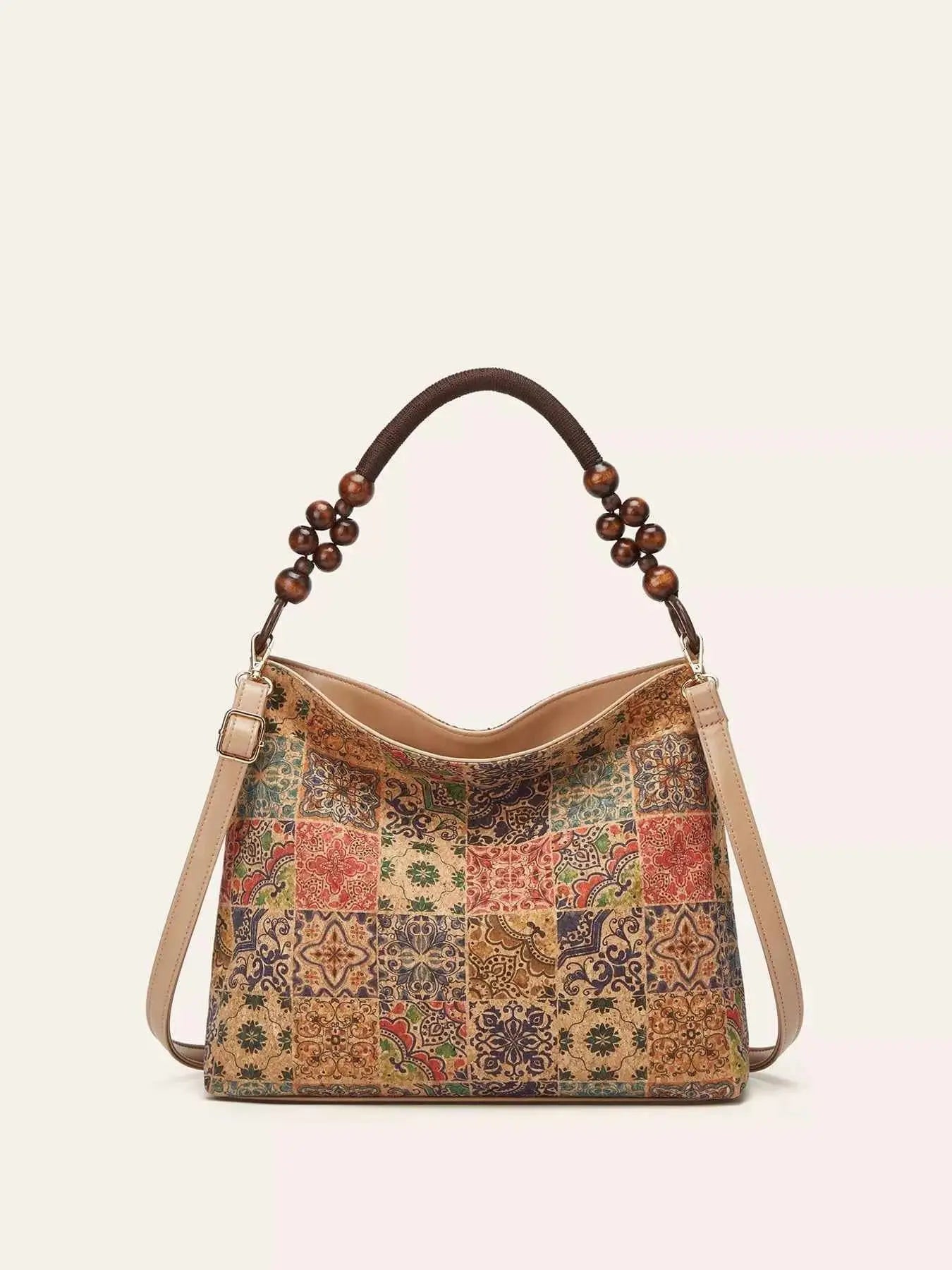 Sac hobo à motif géométrique bohème