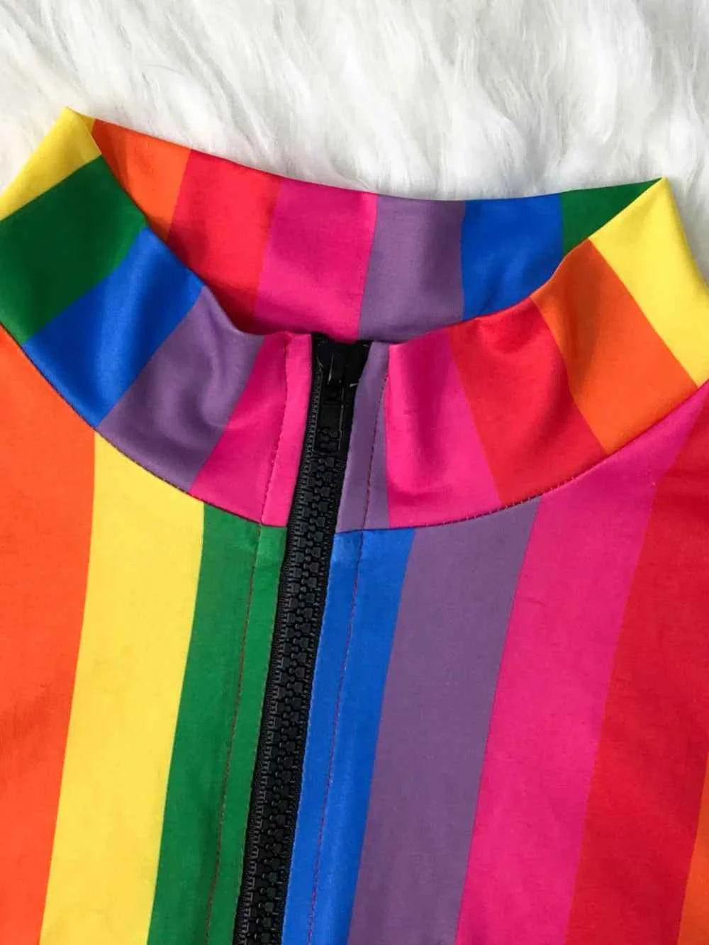 Ensemble maillot deux pièces top demi-zip contrastant et culotte