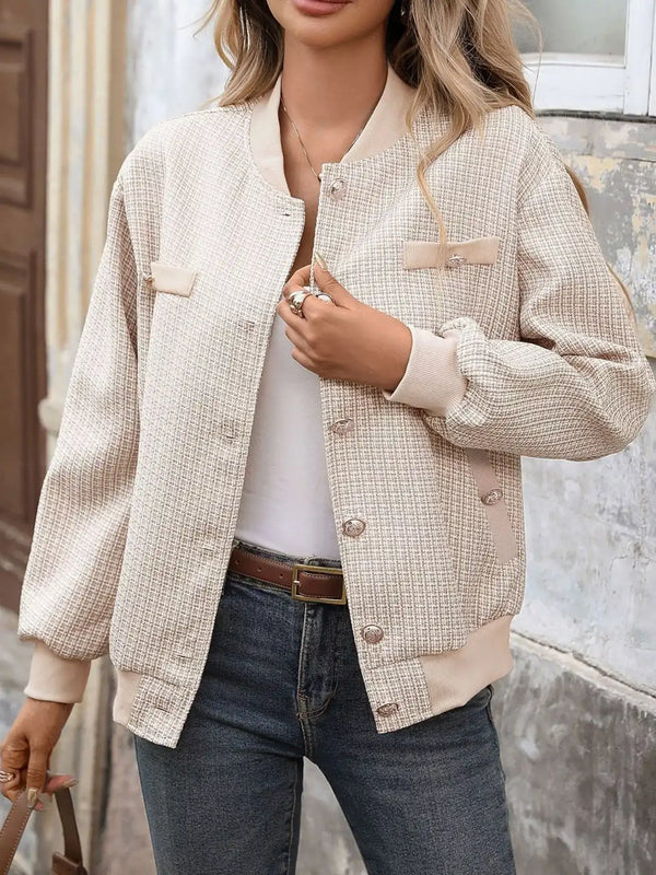 Veste boutonnée à manches longues