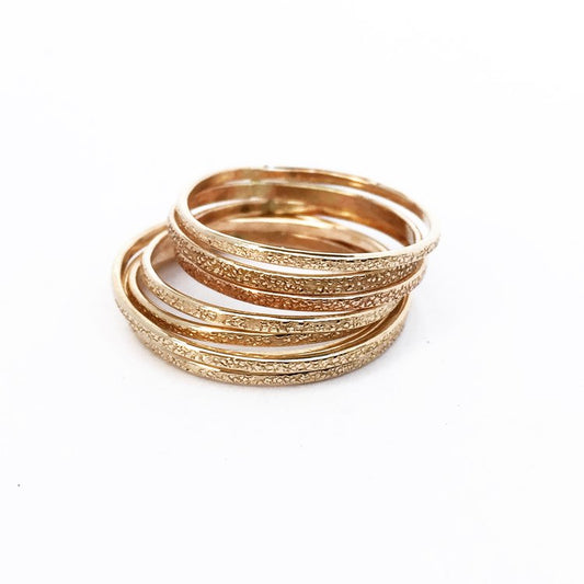 Bagues paillettes dani empilables MyParisMonaco