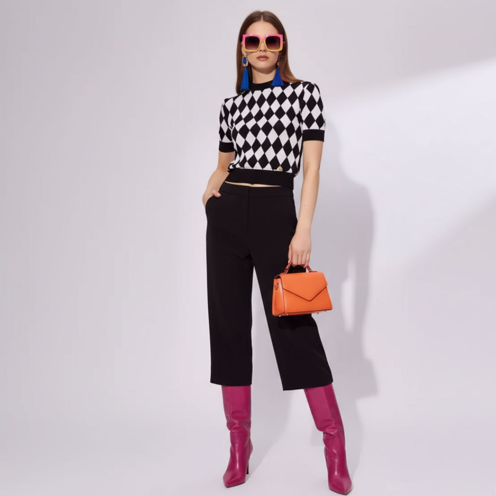 Top maille motif losanges femme | bymanyc ® new york - MyParisMonaco