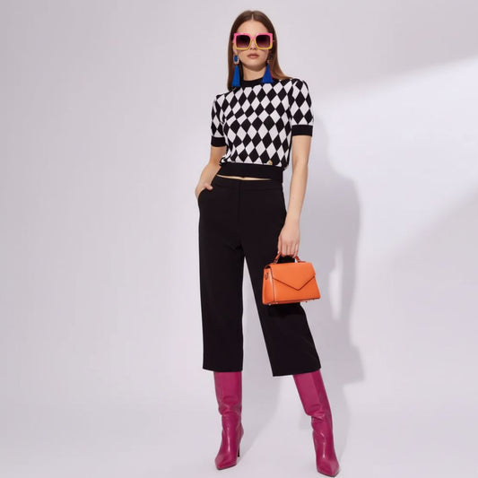 Top maille motif losanges femme | bymanyc ® new york - MyParisMonaco