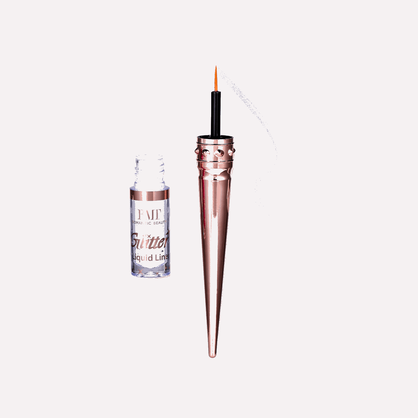 Eyeliner liquide pailletté tons dorés
