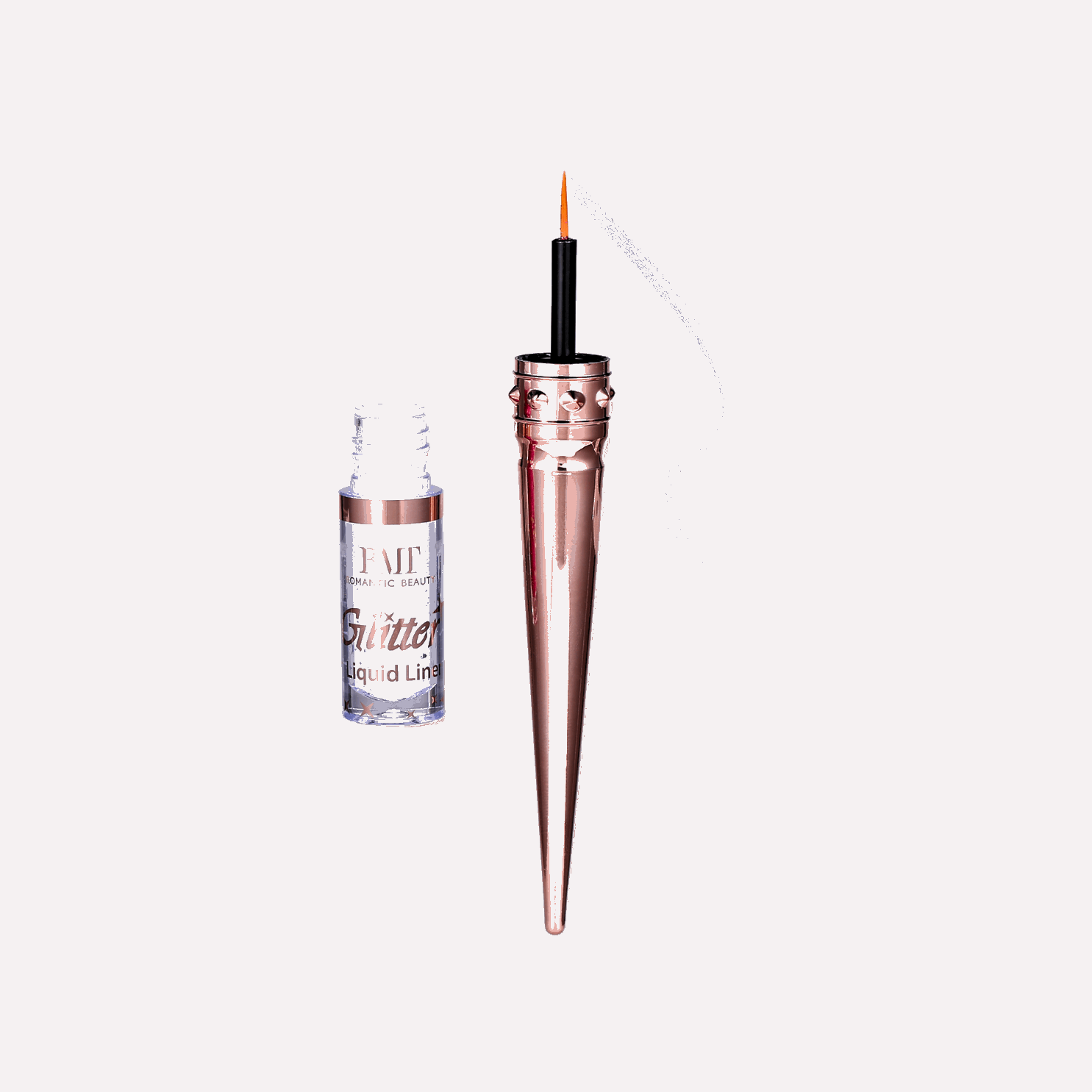 Eyeliner liquide pailletté tons dorés