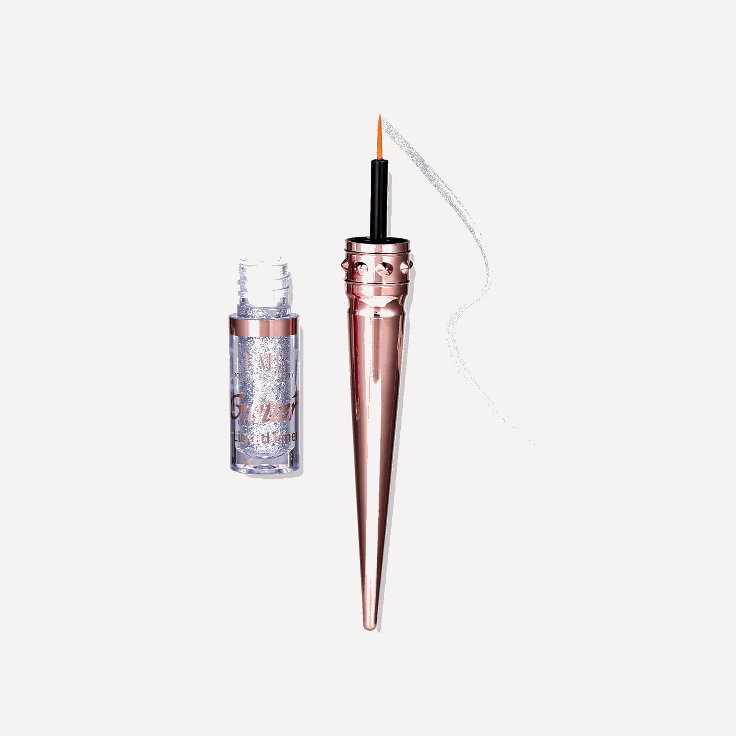 Eyeliner liquide pailletté tons dorés
