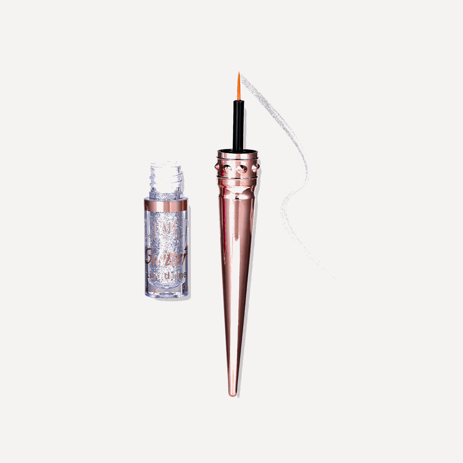 Eyeliner liquide pailletté tons dorés