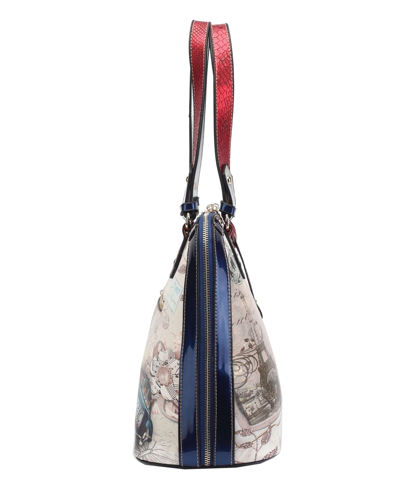 Sac tote vintage illustration parisienne