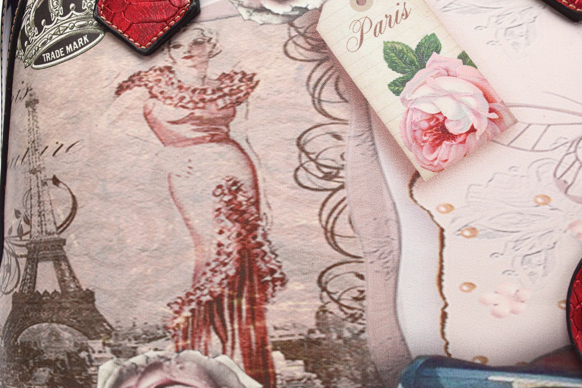 Sac tote vintage illustration parisienne