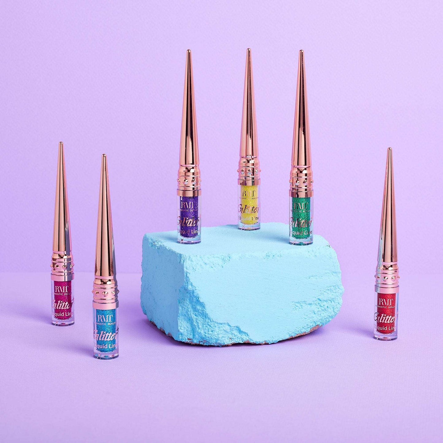 Eyeliner liquide pailletté couleurs assorties