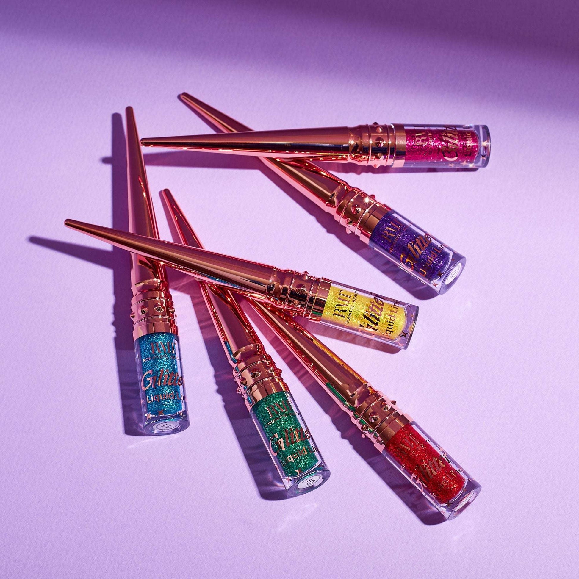 Eyeliner liquide pailletté couleurs assorties